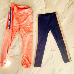 Nike and OshKosh Bgosh Leggings Girls Size 4T